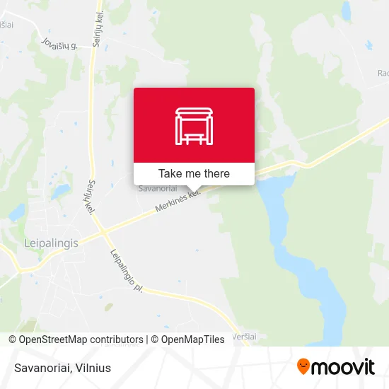 Savanoriai map