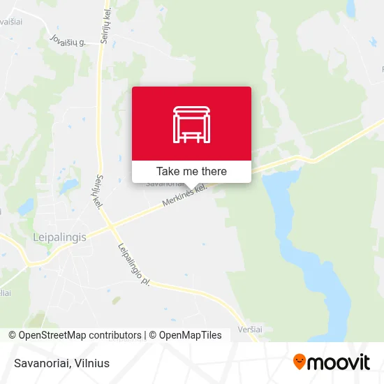 Savanoriai map