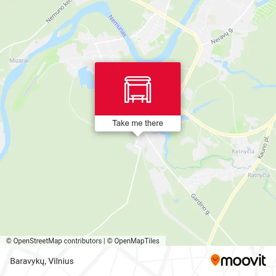 Baravykų map