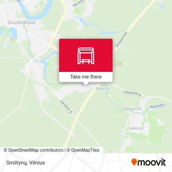Smiltynų map