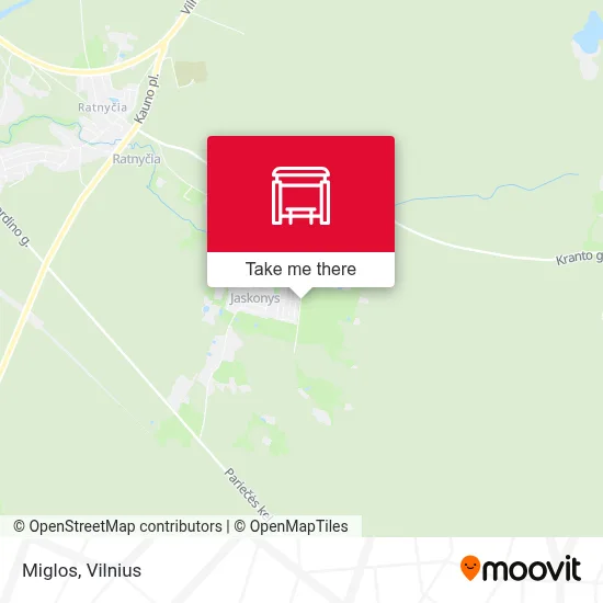 Miglos map