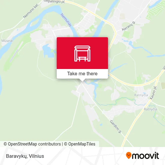 Baravykų map