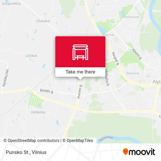 Punsko St. map