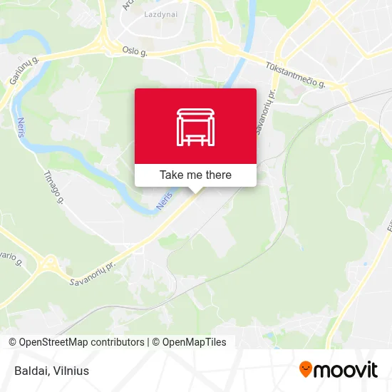 Baldai map