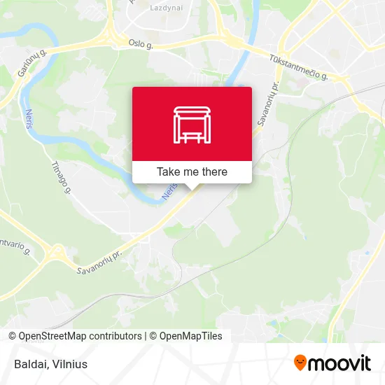 Baldai map