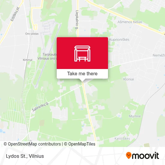 Lydos St. map