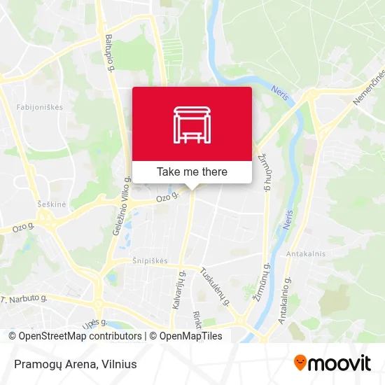 Pramogų Arena map