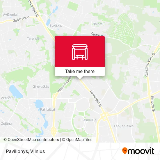 Pavilionys map