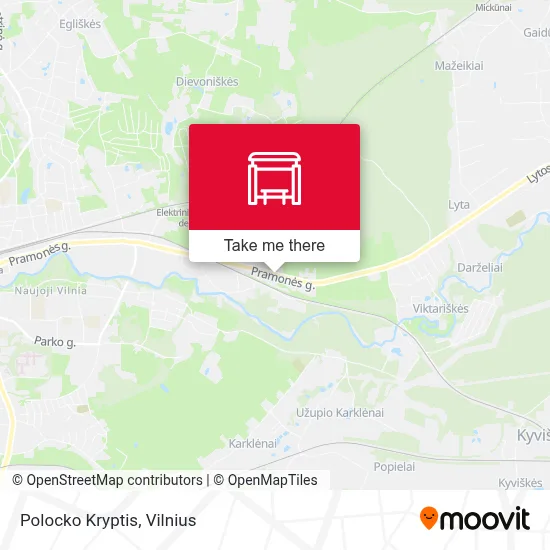 Polocko Kryptis map