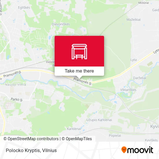 Polocko Kryptis map