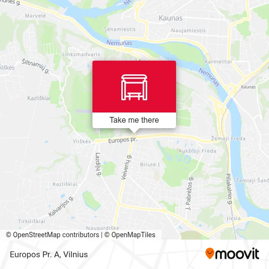 Europos Pr. A map