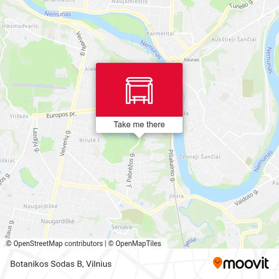 Botanikos Sodas B map