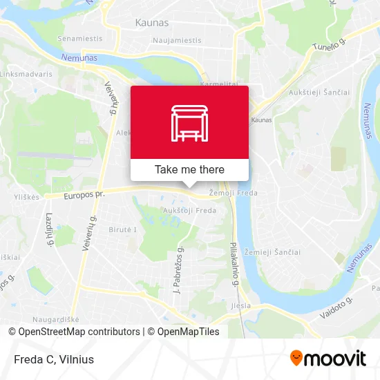 Freda C map