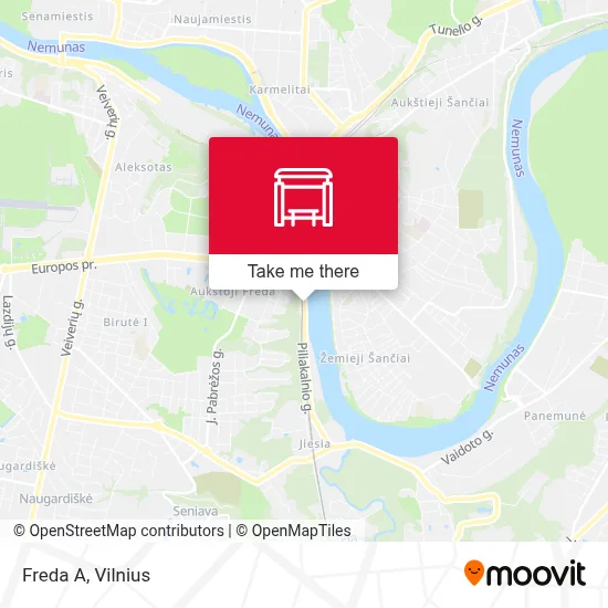 Freda A map