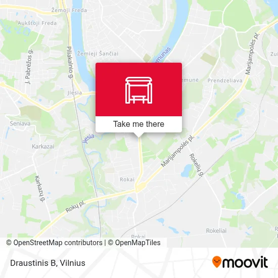Draustinis B map