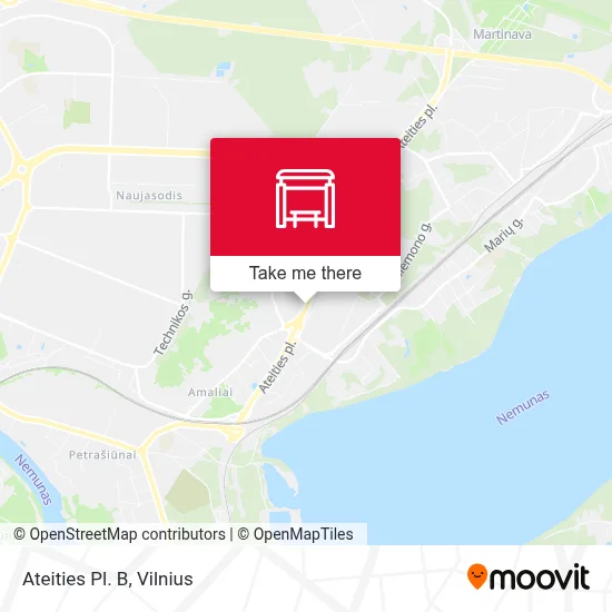 Ateities Pl. B map