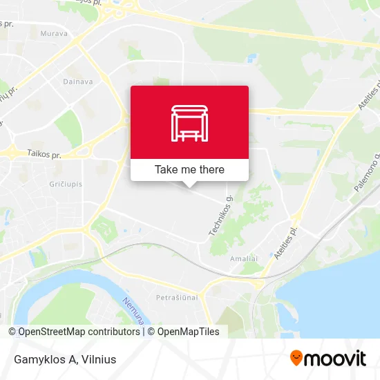 Gamyklos A map
