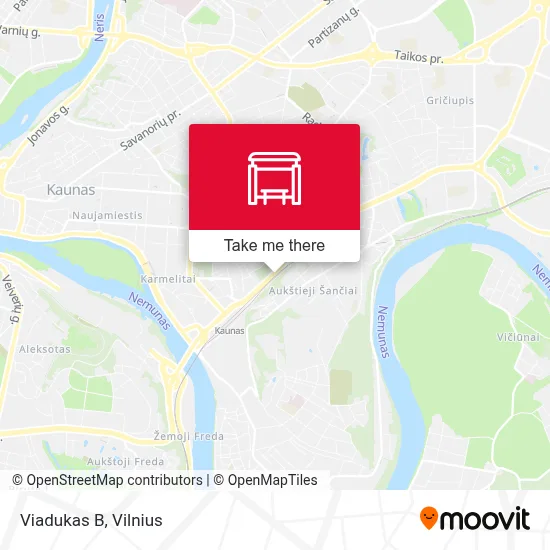 Viadukas B map