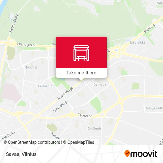 Savas map