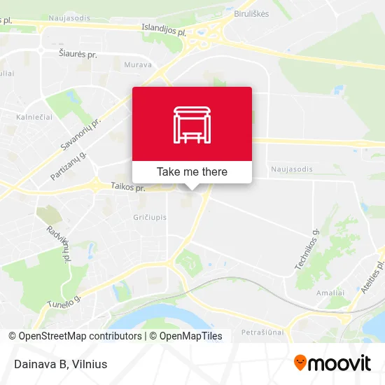Dainava B map