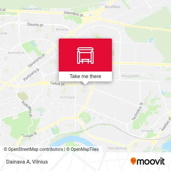 Dainava A map