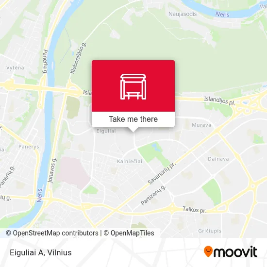 Eiguliai A map