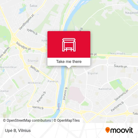 Upė B map