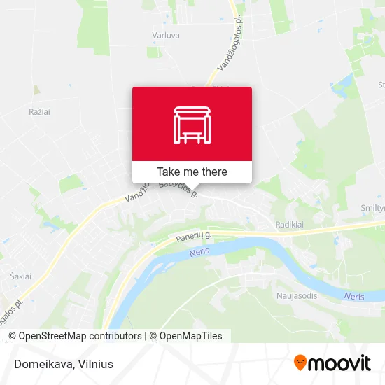 Domeikava map