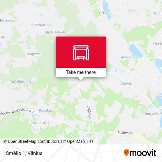 Карта Smėlio 1