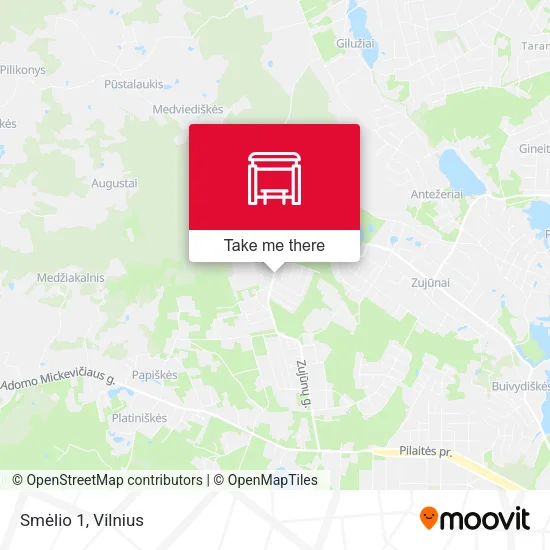 Карта Smėlio 1