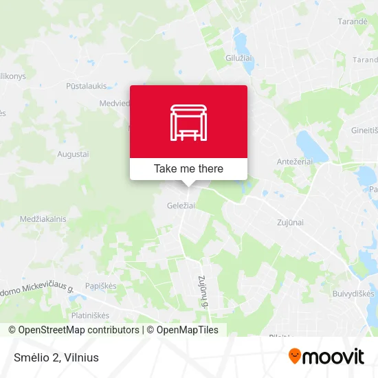 Карта Smėlio 2