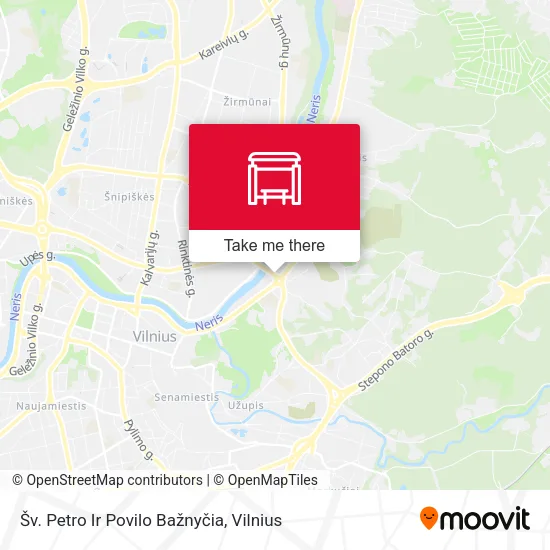 Карта Šv. Petro Ir Povilo Bažnyčia