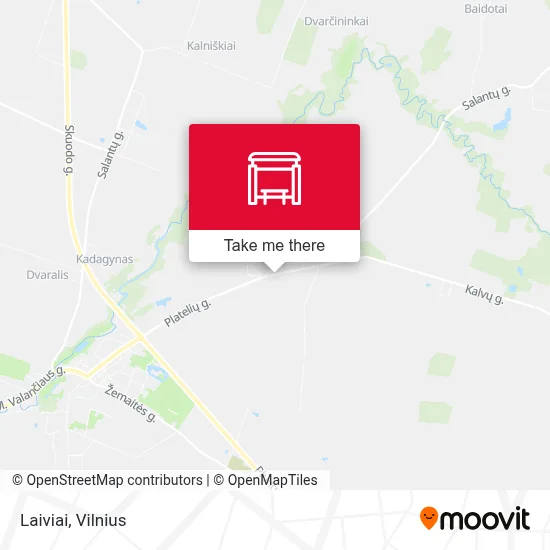 Laiviai map