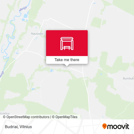 Budriai map