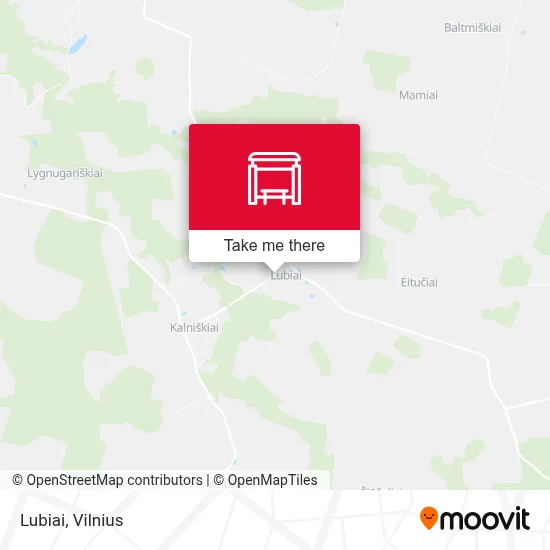 Lubiai map