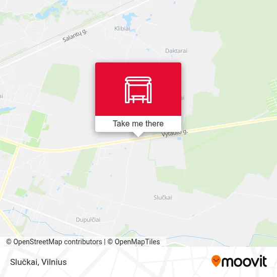 Slučkai map