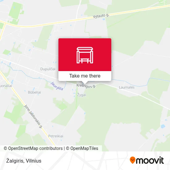 Žalgiris map