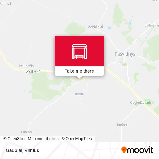 Gaubiai map