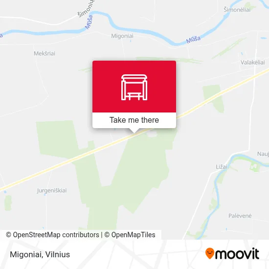 Migoniai map