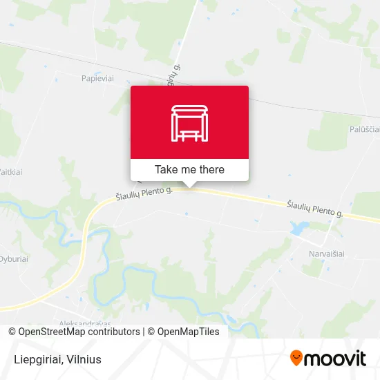 Liepgiriai map