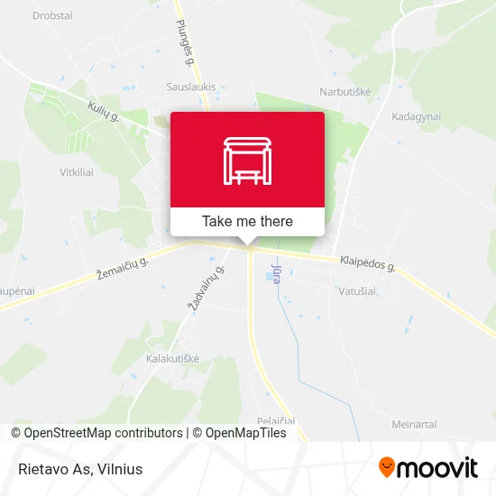 Rietavo As map