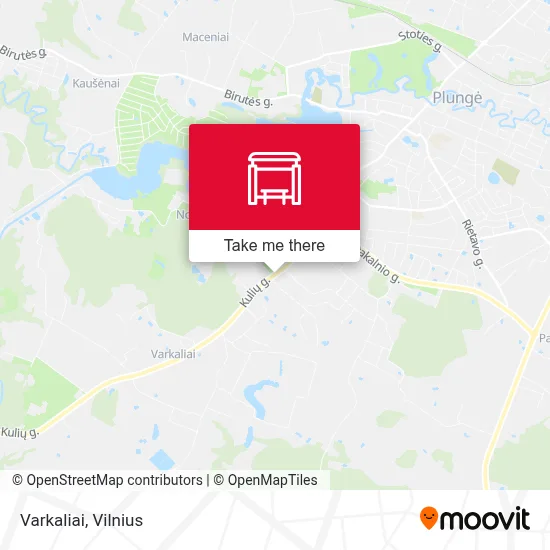 Varkaliai map