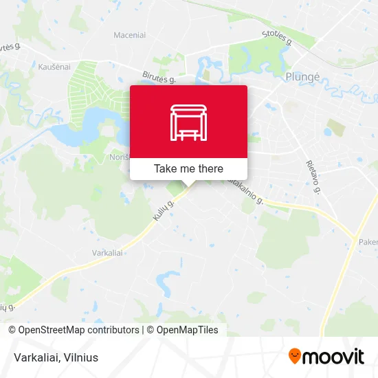 Varkaliai map