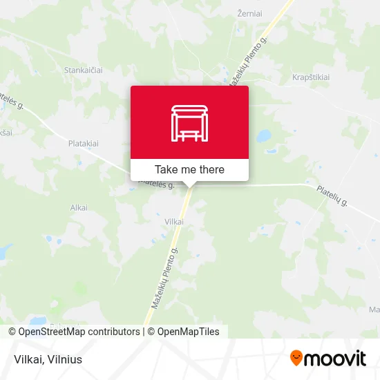 Vilkai map