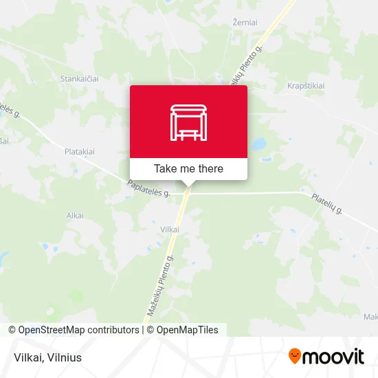 Vilkai map