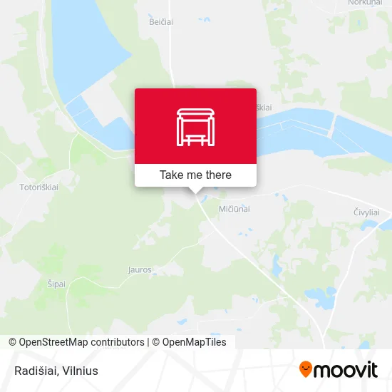 Radišiai map