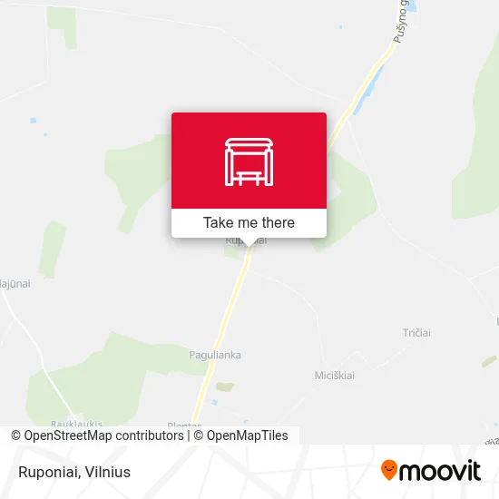 Ruponiai map