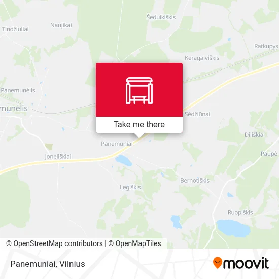 Panemuniai map