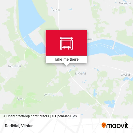 Radišiai map