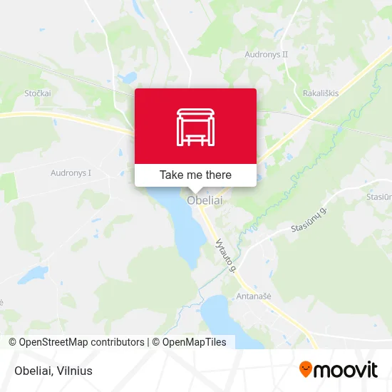 Obeliai map